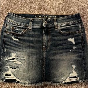 American Eagle, Size 4, Blue Denim Skirt